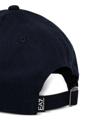 Ea7 Graphic Baseball Cap In Blue