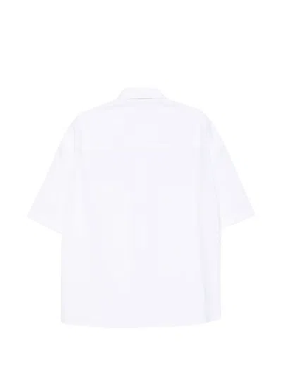 Alpha Studio Flap-pocket Shirt In White