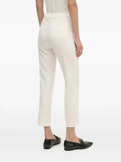 Benetton Button-closure Trousers In White