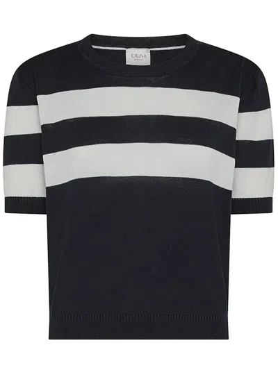 Cruna Striped T-shirt In Blue