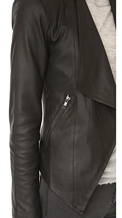 Shop Bb Dakota Siena Soft Leather Jacket In Black