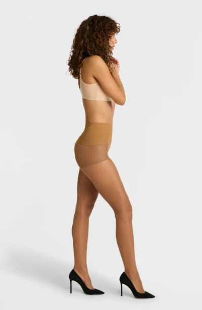 Commando Highlighter Sheer Tights In Brown