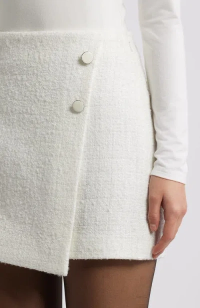 Open Edit Tweed Miniskirt In Multi