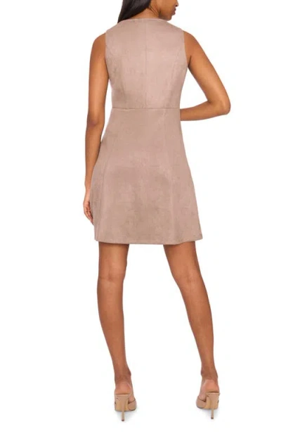 Halogen ® Zip Front Sleeveless Minidress In Multi