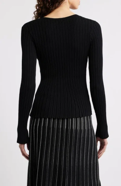 Hugo Boss Knitted Sweater With Two-tone Pattern