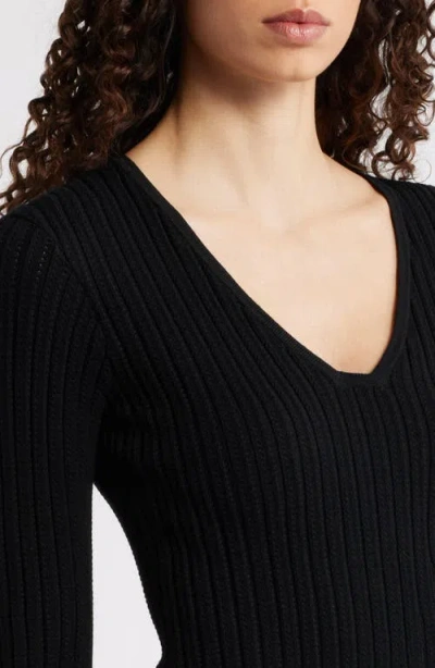 Hugo Boss Knitted Sweater With Two-tone Pattern