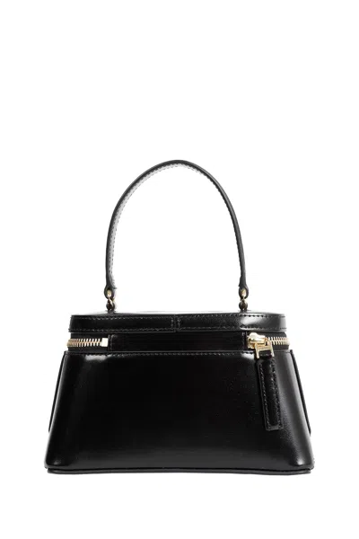 Givenchy Vanity Antigona Leather Handbag With Lettering Logo On The Front In Black