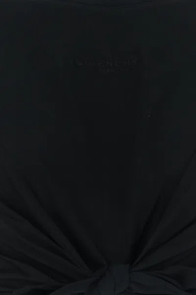Givenchy Bow Tie T-shirt In Black