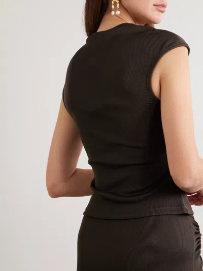 Christopher Esber Hollow T-shirt In Brown