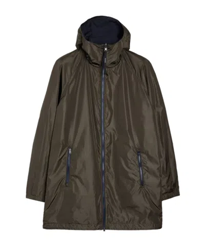 Aspesi Reversible Cotton Twill Jacket In Multi