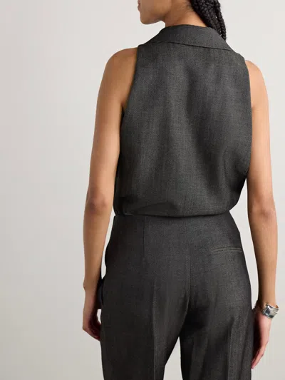 Christopher Esber Facile Collared Jumpsuit In Black
