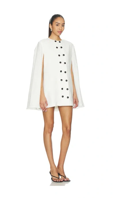 Selmacilek Button Down Jacket In White