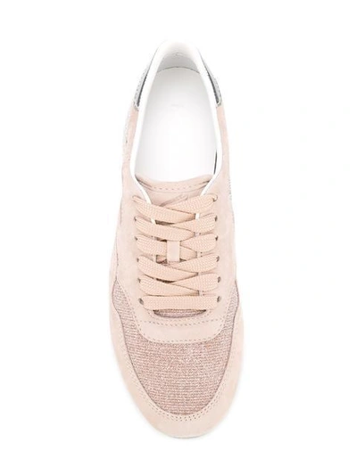 Shop Hogan Contrast Panel Sneakers