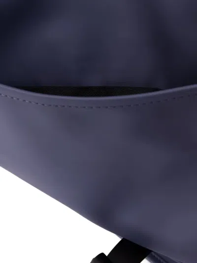 Rains Buckle Strap Backpack In Blue