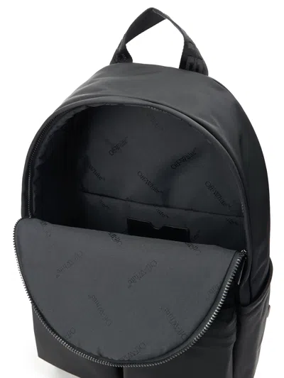 Off-white Arrow-print Backpack In Black