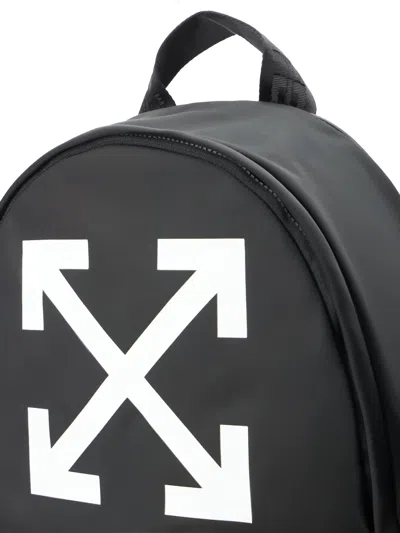 Off-white Arrow-print Backpack In Black