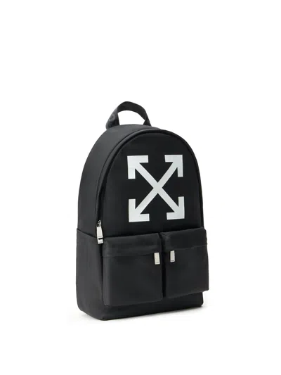 Off-white Arrow-print Backpack In Black