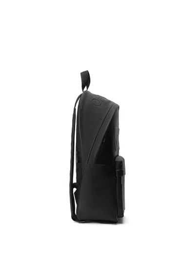 Off-white Heritage Leather Backpack In Black