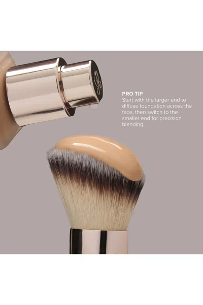 Anastasia Beverly Hills Impeccable Foundation And Face Brush In Transparent