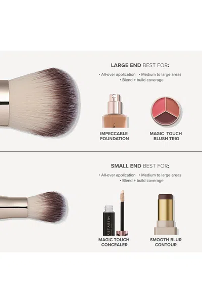 Anastasia Beverly Hills Impeccable Foundation And Face Brush In Transparent