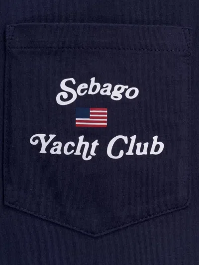 Sebago Pocket T-shirt In Blue