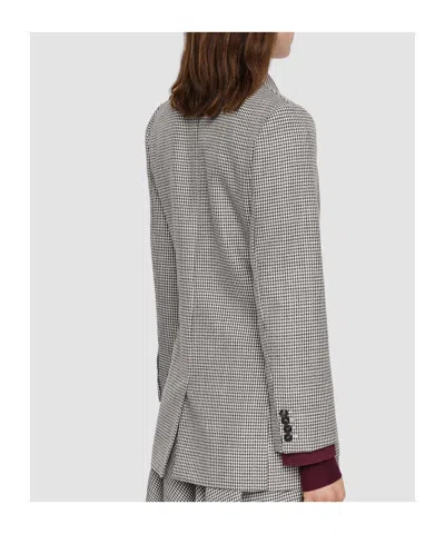 Joseph Double-breasted Blazer In Gray