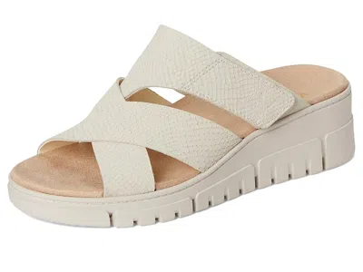 Vionic Uptown Sunset Wedge Sandal In White