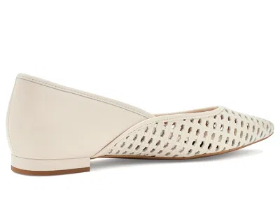 Vionic Gracia Woven Flat In White