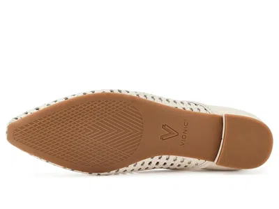 Vionic Gracia Woven Flat In White