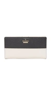 Kate Spade Cameron Street Stacy Leather Wallet In Black