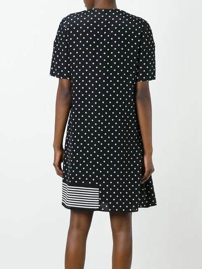 Shop Stella Mccartney Dual Pattern Mini Dress