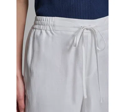Karl Lagerfeld Petite Pull-on Pants In White