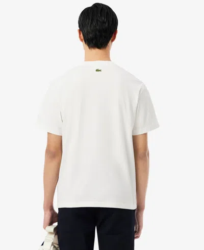 Lacoste Crew-neck Short-sleeve T-shirt In White