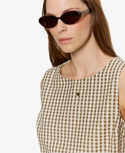 Sanctuary Better Days Gingham Shell In Multi