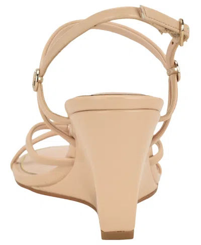 Guess Devve Slingback Wedge Sandal In Brown