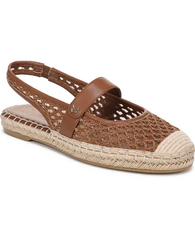 Naturalizer Jolie Slingback Espadrille Flat In Brown