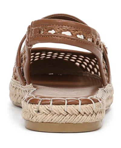 Naturalizer Jolie Slingback Espadrille Flat In Brown