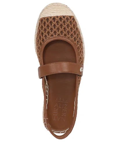Naturalizer Jolie Slingback Espadrille Flat In Brown