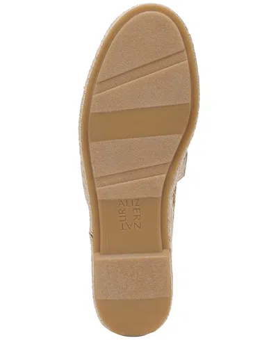Naturalizer Jolie Slingback Espadrille Flat In Gold