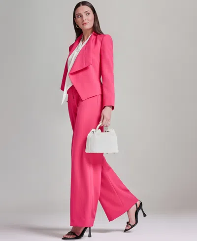 Bcbg Women's Open-front Collared Jacket In Pink