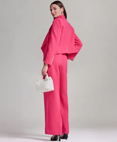 Bcbg Women's Open-front Collared Jacket In Pink