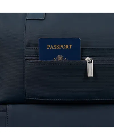 Samsonite Better Than Basic Drop Bottom Weekender Duffel In Blue