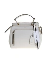 DKNY White Leather Bryant Park Mini Bag,R461161001101