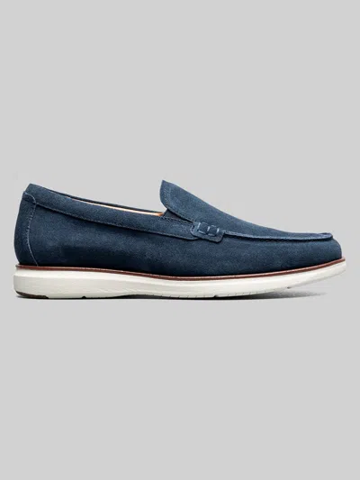 Florsheim Tropics Venetian Moc Toe Loafers In Blue