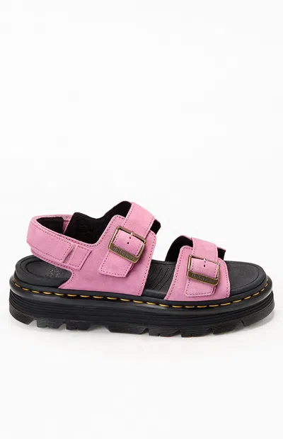 Dr. Martens Woman Sandals Antique Rose Size 6 Leather In Pink