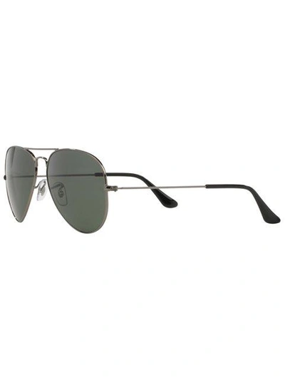 Shop Ray Ban '3025 Aviator' Sunglasses In Grey