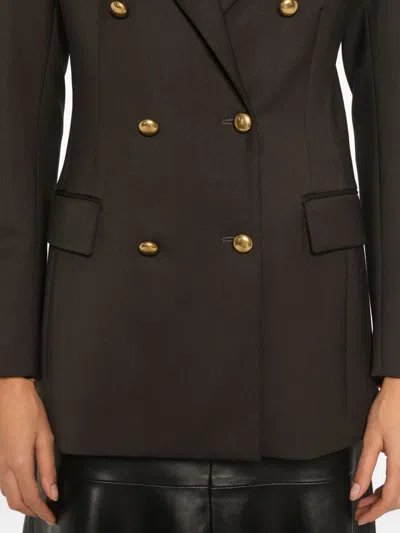 P.a.r.o.s.h Double-breasted Blazer In Brown