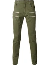 FAITH CONNEXION zipped skinny trousers,M5508D0001211849163