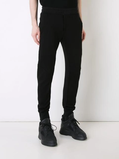 Shop Julius Panelled Track Pants - Black