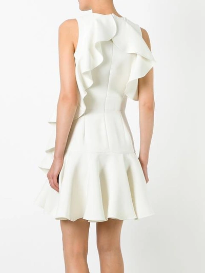 Shop Alexander Mcqueen - Ruffled Mini Dress